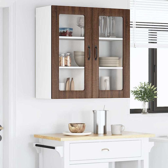 Schrank Wand Brown Oak 80x31x80cm