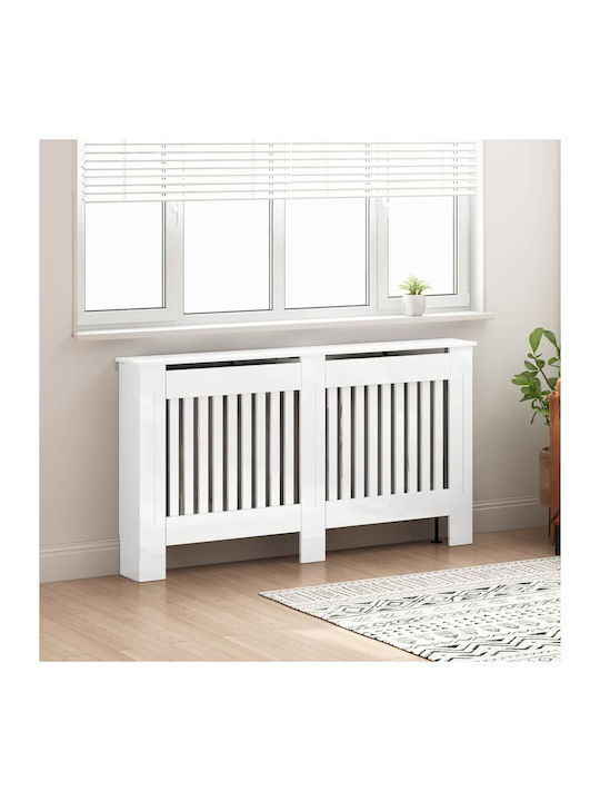 vidaXL vidaXL Particleboard White Radiator Cover