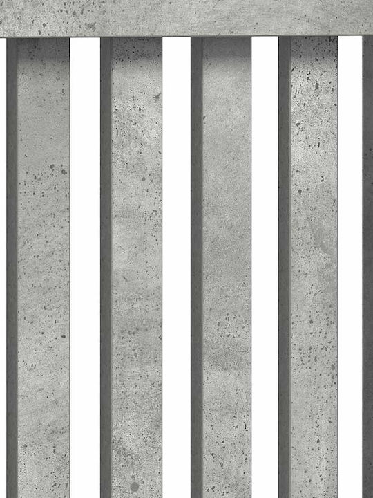 vidaXL Heizkörperabdeckung aus Spanplatte Grau 152x19x81.5cm