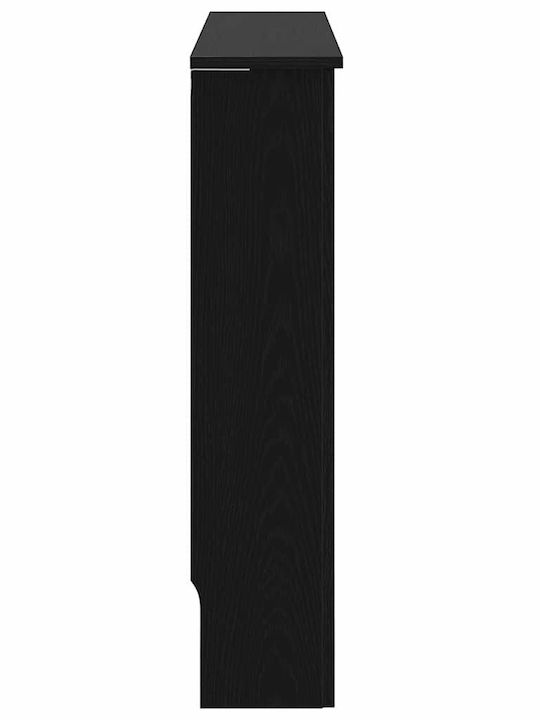 vidaXL vidaXL Radiator Cover from Particleboard Black 78x19x81.5cm