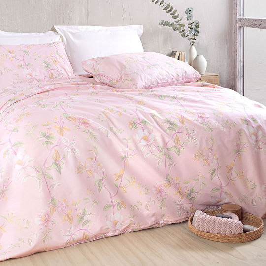 Rythmos Σετ Πάπλωμα Μονό 160x240εκ. Benetita Ροζ 2τμχ 380 GSM