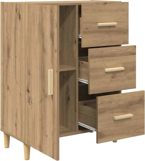 Мебели за съхранение дървен с чекмеджета Coffee 34x69.5x90см