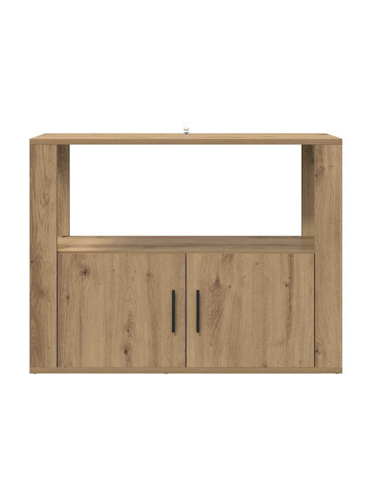 Sideboard Wooden Oak 80x30x60cm