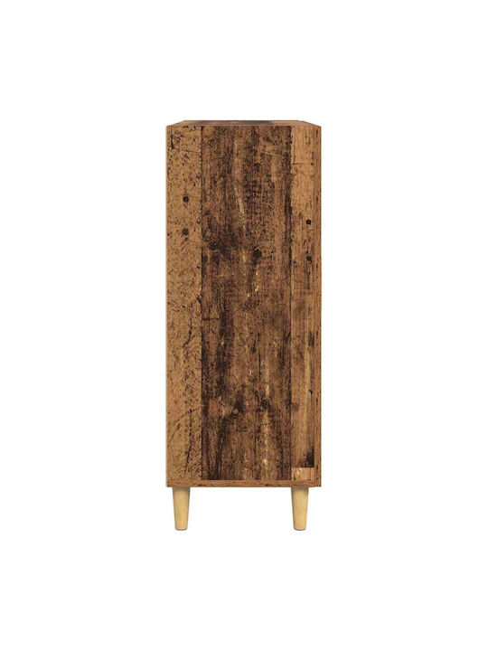 Sideboard Wooden with Drawers Coffee 34x69.5x90cm