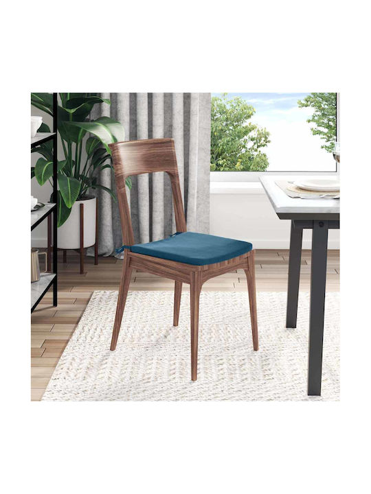 vidaXL Sofa-Kissen aus Samt Blau 40x40cm