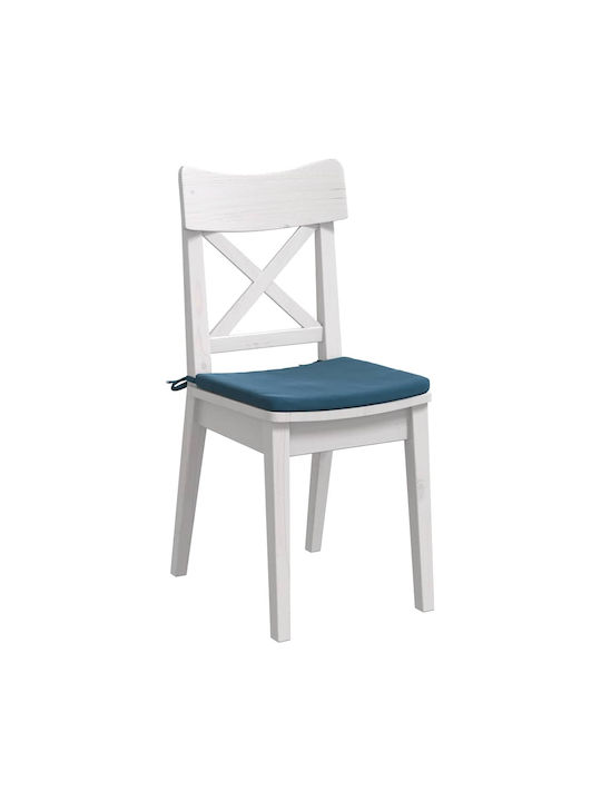 vidaXL Sofa-Kissen aus Samt Blau 40x40cm