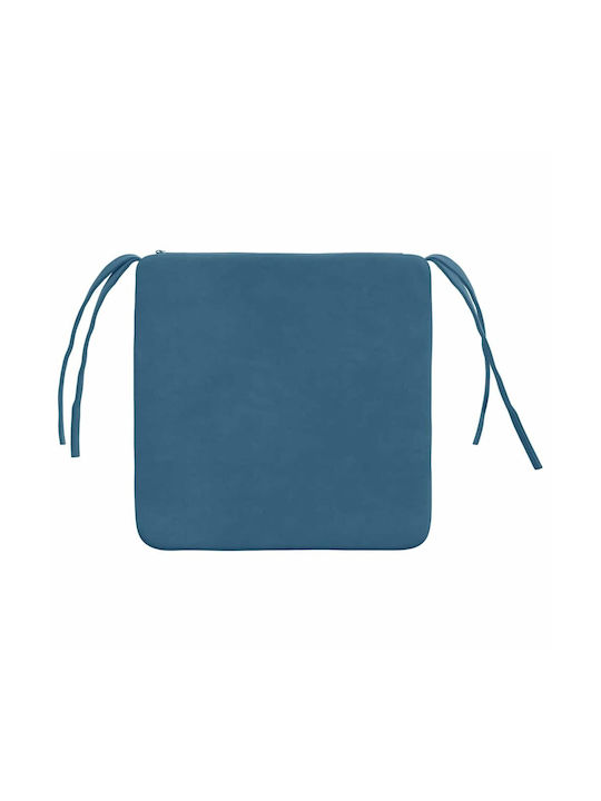 vidaXL Sofa-Kissen aus Samt Blau 40x40cm