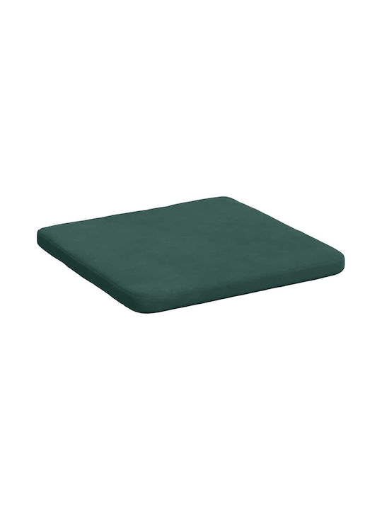 vidaXL Perna De Canapea Din Catifea Verde 40x40cm