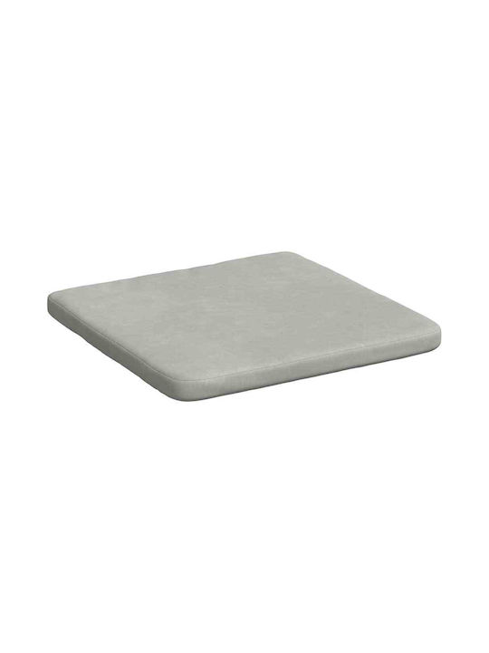 vidaXL Sofa-Kissen aus Samt Grau 40x40cm