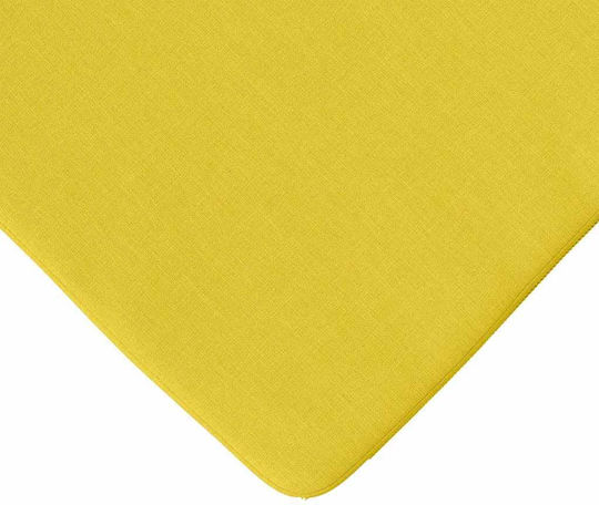 vidaXL Throw Pillow Yellow 4 Pieces 40x40cm vidaXL Throw Pillow Yellow 4 Pieces 40x40cm