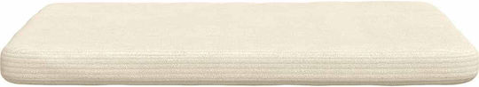 vidaXL Velvet Beige Sofa Cushion 40x40cm