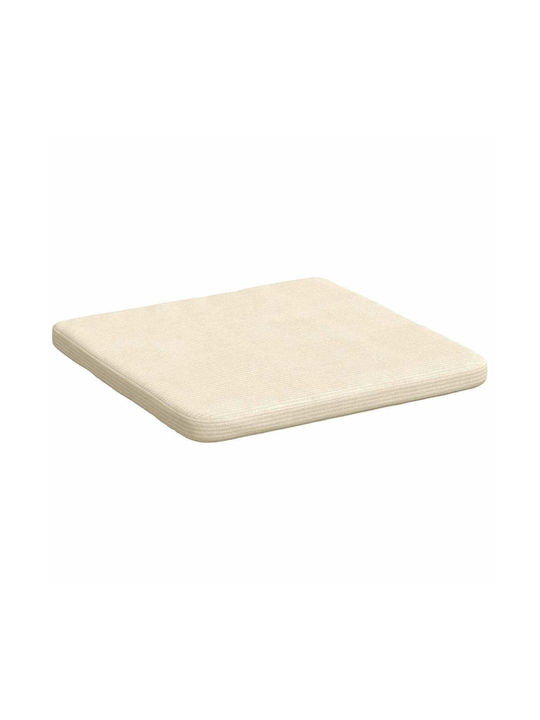 vidaXL Velvet Beige Sofa Cushion 40x40cm
