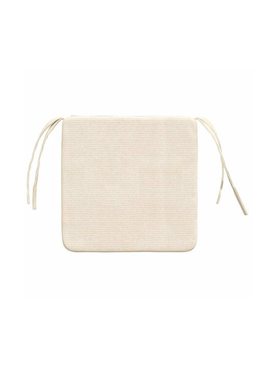vidaXL Velvet Beige Sofa Cushion 40x40cm