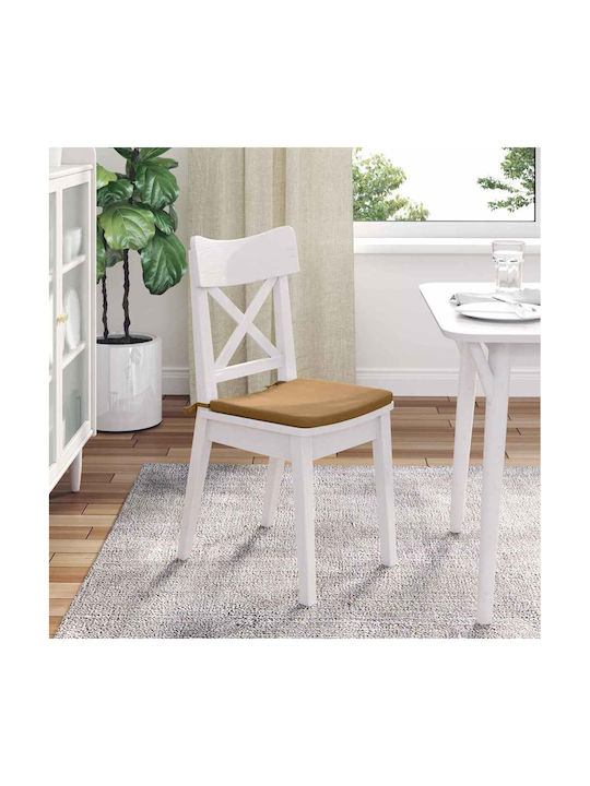 vidaXL Perna De Canapea Din Catifea Maro 40x40cm