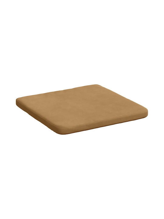 vidaXL Perna De Canapea Din Catifea Maro 40x40cm