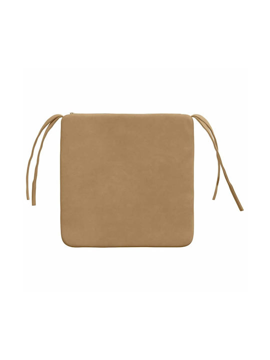 vidaXL Perna De Canapea Din Catifea Maro 40x40cm