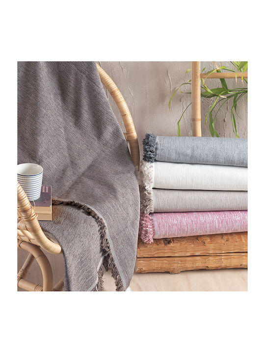 Rythmos Vernier Cuverturi Pentru Canapea De Fotoliu 2 Fețe Jacquard 180x160cm Gri