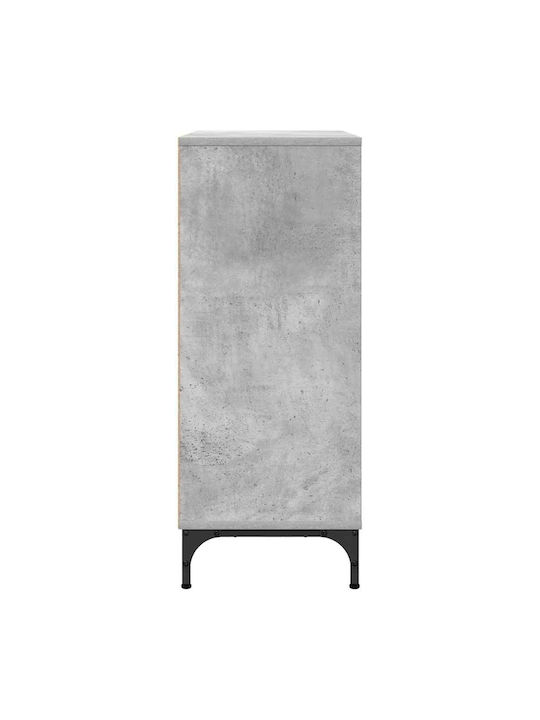 Συρταριέρα Креватокамарас Дървена с 3 чекмеджета Grey Concrete 79.5x33x82бр