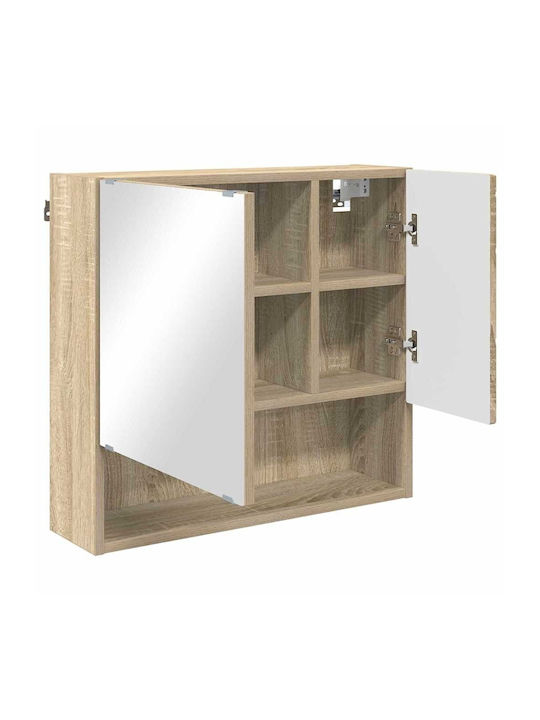 Антре с Огледало & Гардероб Sonoma Oak 59x17x55бр
