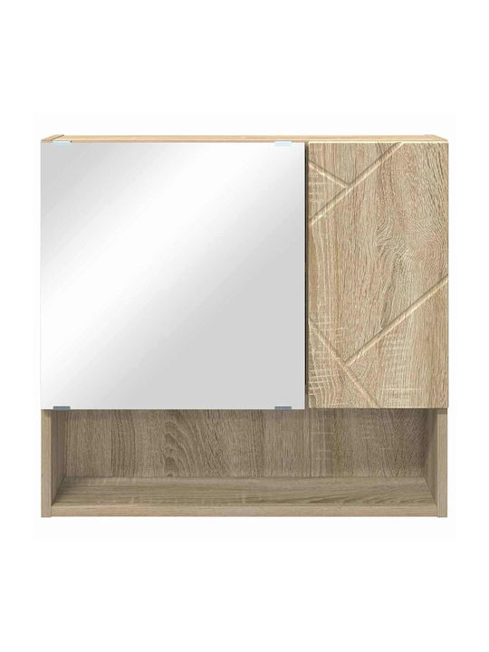 Антре с Огледало & Гардероб Sonoma Oak 59x17x55бр