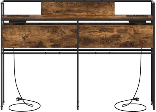 Entry Furniture Smoked Oak 140x15x98cm