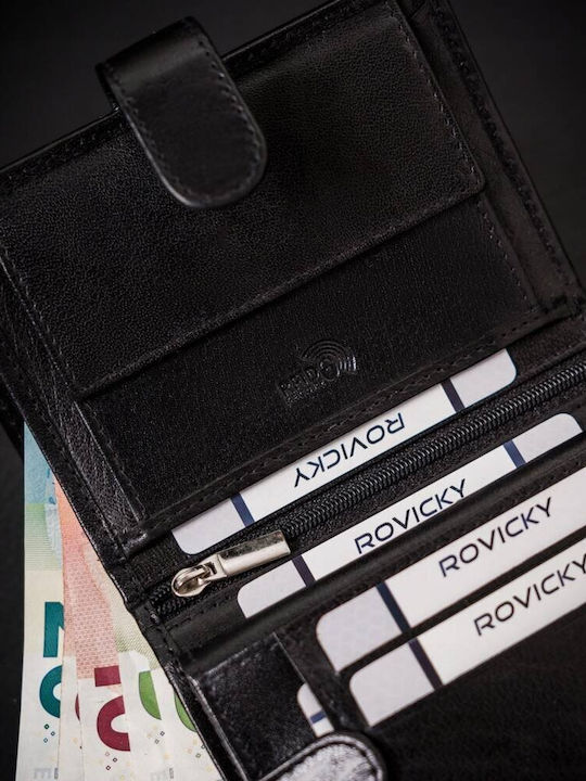 Leather Men's Wallet Black