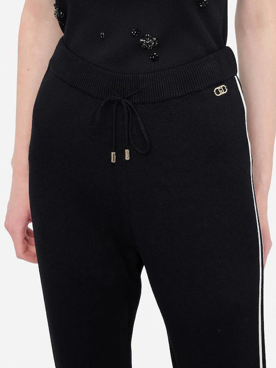 Sweatpants Jogger Black / White