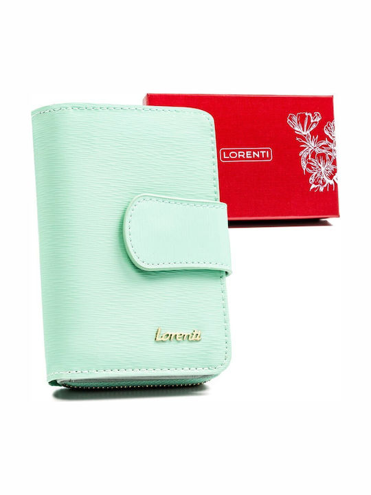 Leather Women's Wallet with RFID Green
