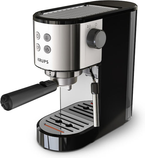 Krups Virtuoso Essential Espresso Coffee Machine 1350W Pressure 15bar Black XP441810