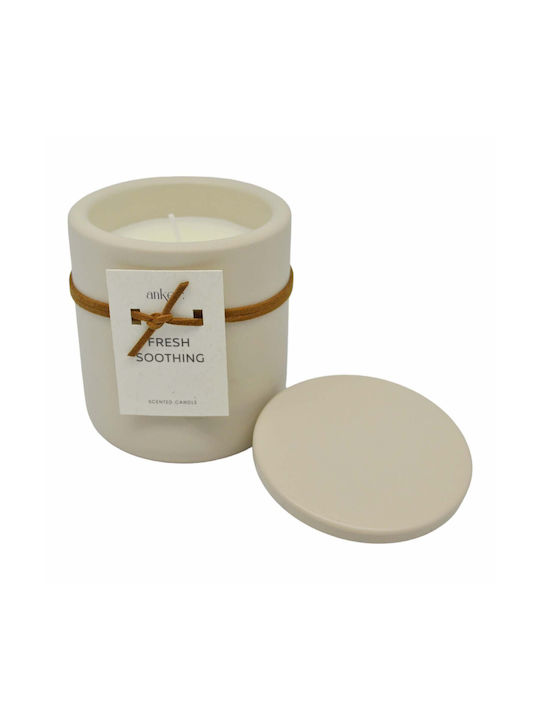 Ankor Scented Candle Jar with Scent Fresh Soothing 9x10cm 1pcs
