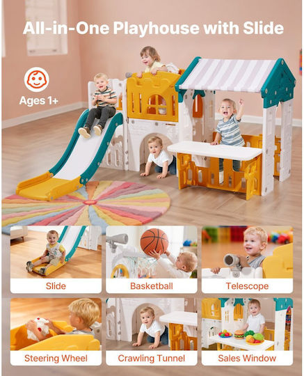 Vevor Playground Set with Climbing Surface Multicolour for 1+ Years