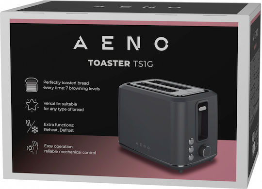 AENO Φρυγανιέρα 2 Θέσεων 920W Γκρι