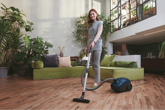 Hoover He110hm 011 Vacuum Cleaner 700W Bagged 2.5lt Blue