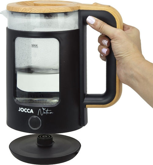 Jocca Βραστήρας 1.8lt 1500W Μαύρος