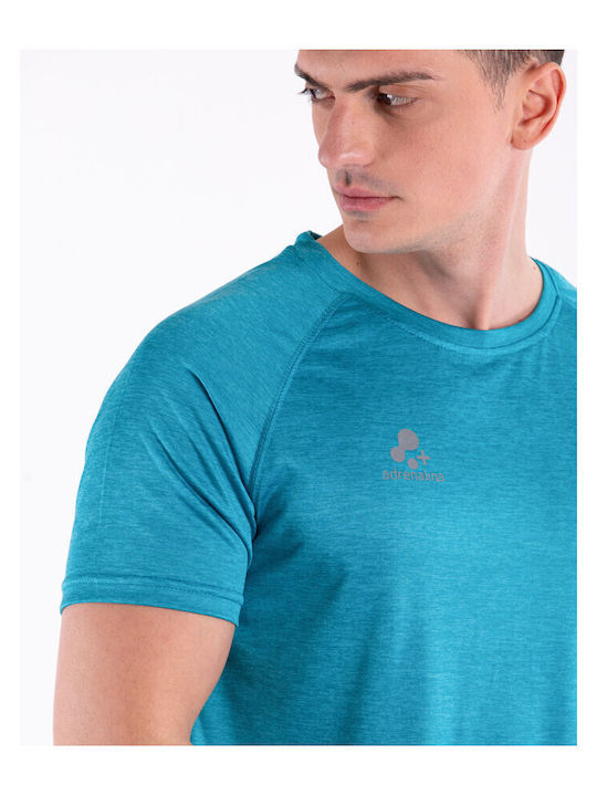 Αθλητικό T-shirt Σιέλ
