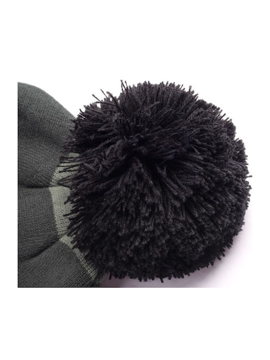 Beanie Ανδρικός Σκούφος Πλεκτός σε Μαύρο χρώμα