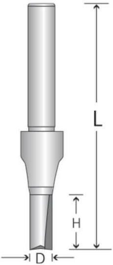 Benman Φρέζα για Διαμόρφωση Αυλακώσεων σε Ξύλο 4mm x 51mm