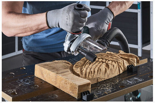 Wolfcraft Holzraspel Zylindrisch Schneidwerkzeug Werkzeug Abrundung in Metall \ Holz \ Gipskarton \ Kunststoff 31.5mm