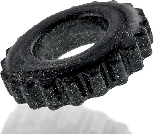 Oxballs Plushy Cock Ring Black Mika