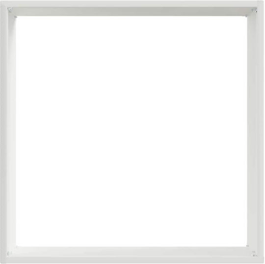vidaXL Metal Garden Border in White Color 40x40cm
