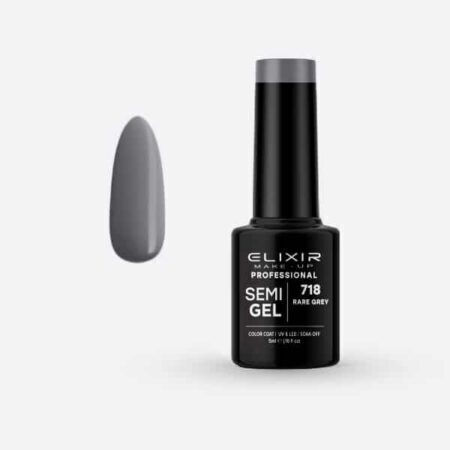 Elixir Semi Gel Halb-permanenter Nagellack Rare Grey 718 5ml 1Stück