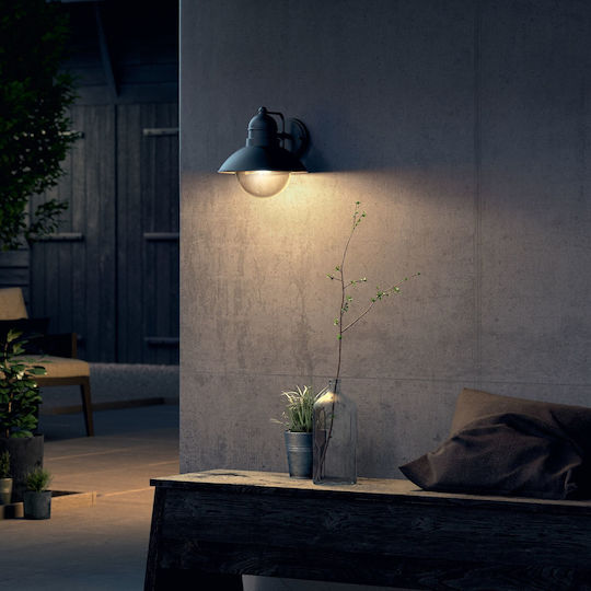 Philips MyGarden Hoverfly Стенно Външно Осветително Тяло с Абажур E27 IP44