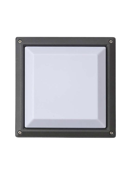 Rendl Light Studio Delta 215 Wall-Mounted Outdoor Ceiling Light E27 IP54 21.5x21.5x8εκ.