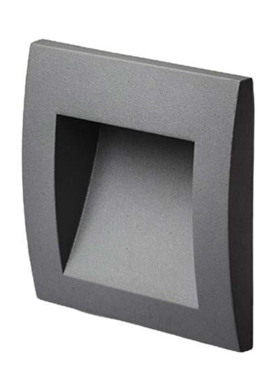 Rendl Light Studio Стенно Външно Спот Осветление LED IP65 1.5W с Топло бяло Светлина 9x9εκ.