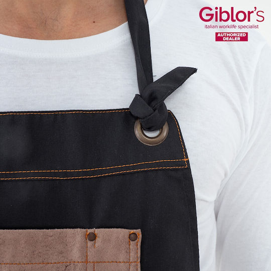 Giblor's Ποδιά Σεφ Ολόσωμη Μπλε