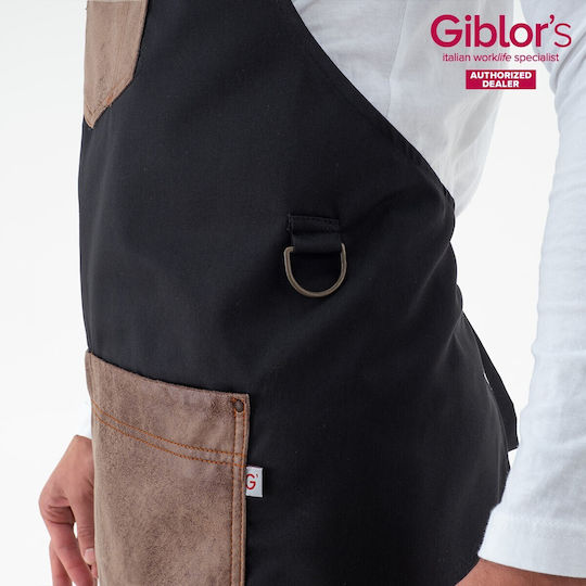 Giblor's Ποδιά Σεφ Ολόσωμη Μπλε