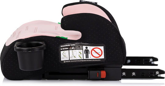 Chipolino Go Boost Iso Καθισματάκι Αυτοκινήτου Booster i-Size με Isofix Powder Pink