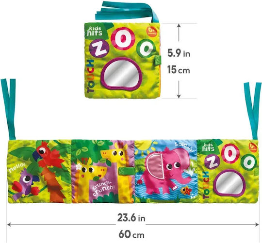 Kids Hits Activity Book made of Fabric with Sounds for 0++ Months