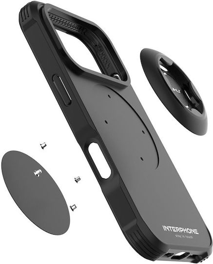 Interphone Quiklox Tetraforce Mobile Phone Case Apple iPhone 17 Pro for Motorcycle Mount