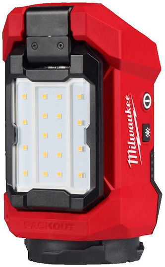 Milwaukee Battery Jobsite Light LED IP54 with Brightness up to 1200lm Packout Alip0